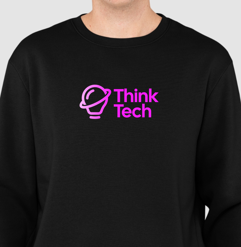Think Tech: Moletom Slim - O Futuro Começa com Uma Ideia