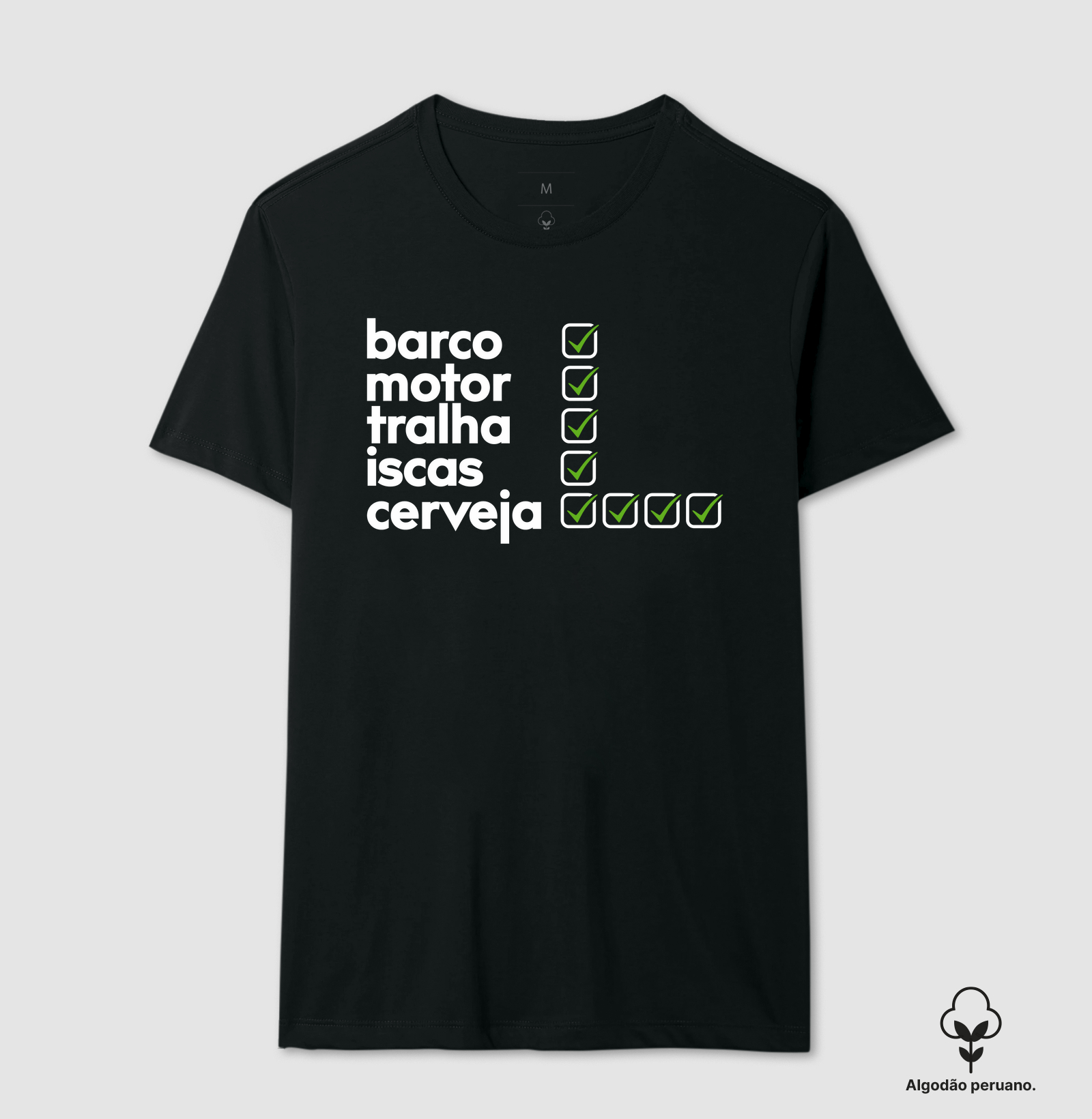 Pronto para pescar!