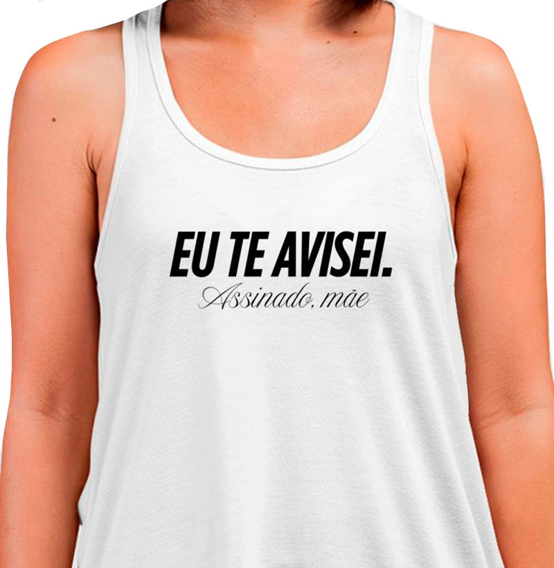 EU TE AVISEI ASSINADO MAE