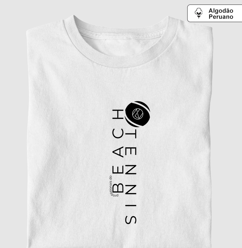 Camiseta algodão peruano Profissionais do Beach Tennis