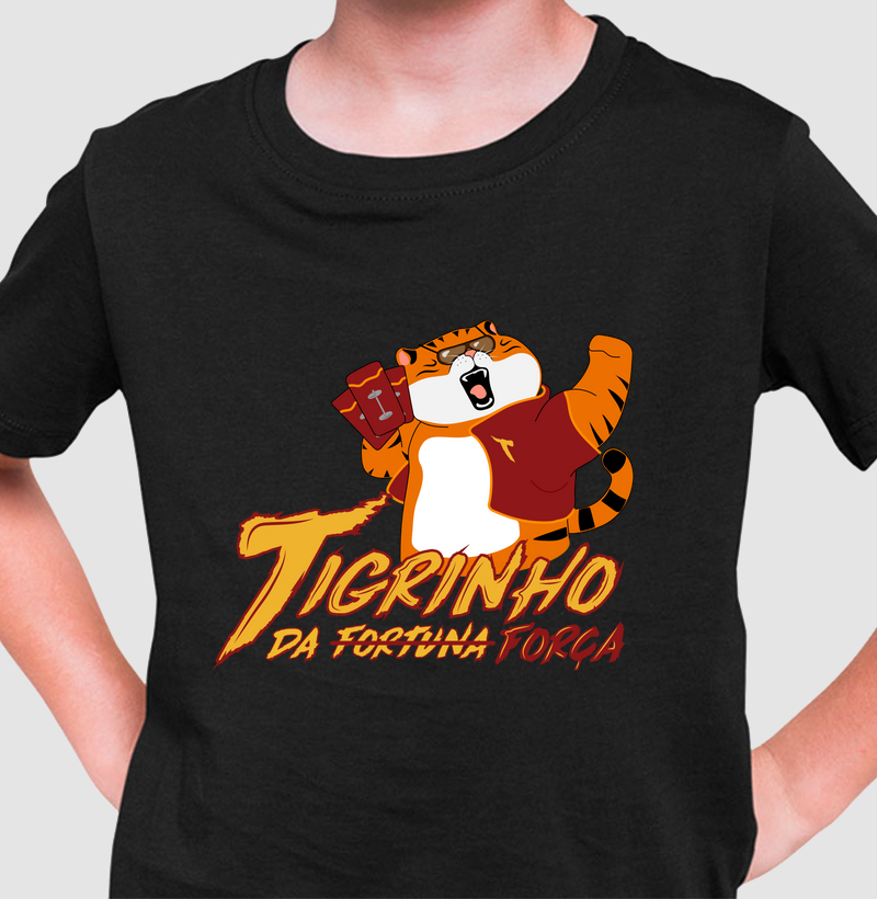 T-shirt Infantil Tigrinho da Força 