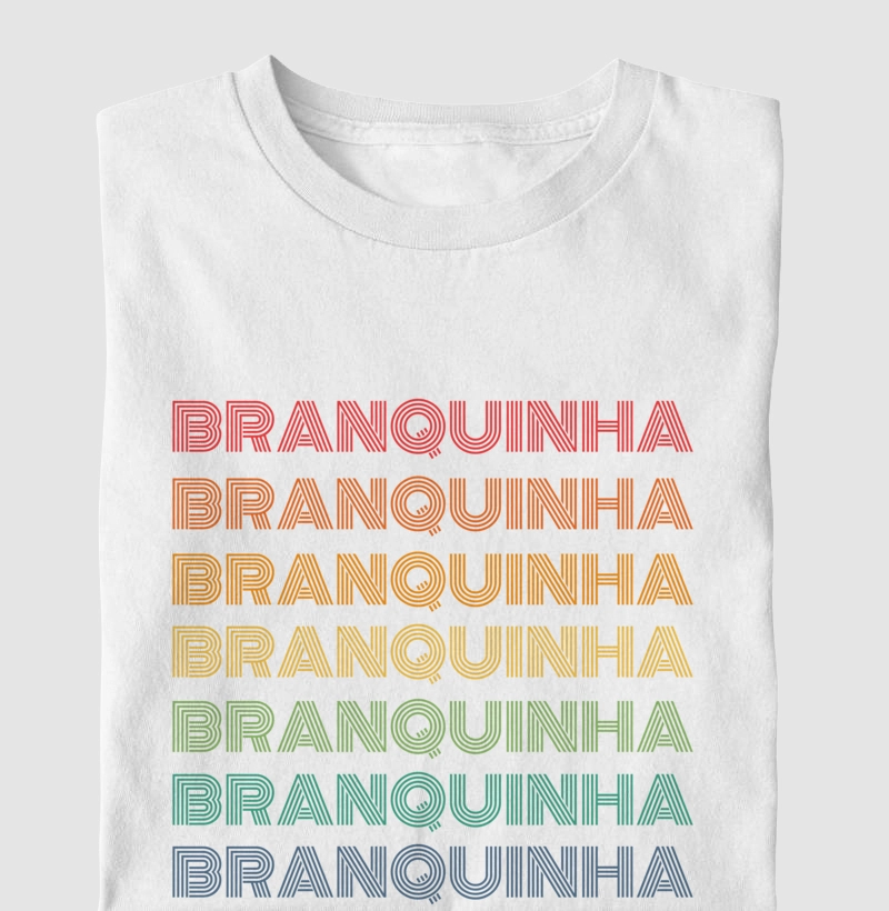 Branquinha Letreiro Retrô