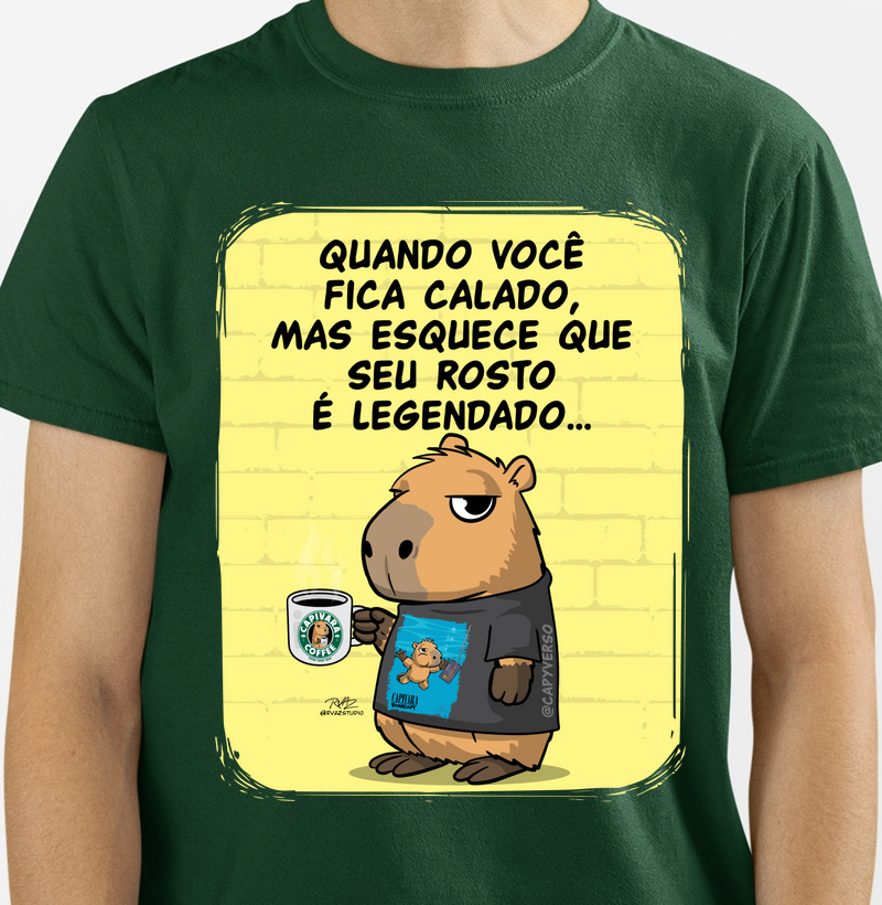Camiseta Capivara Legendado