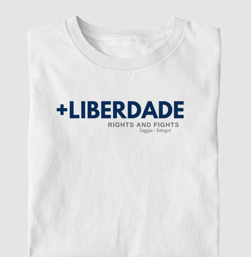 Camiseta Rights and Fights Mais Liberdade 00010 - Infantil