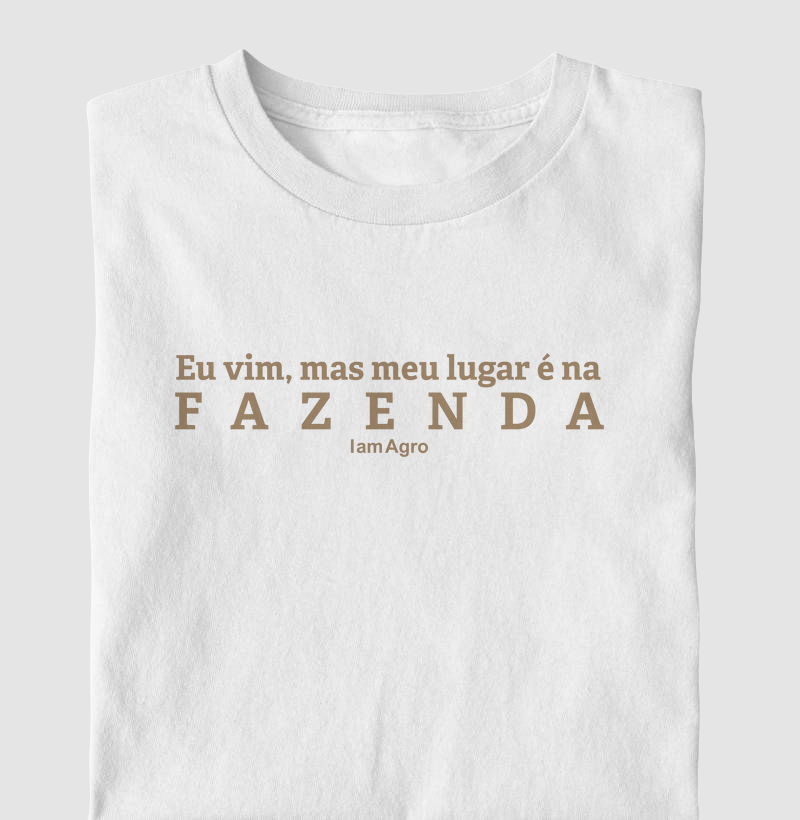 Camiseta Agro - Eu vim mas...
