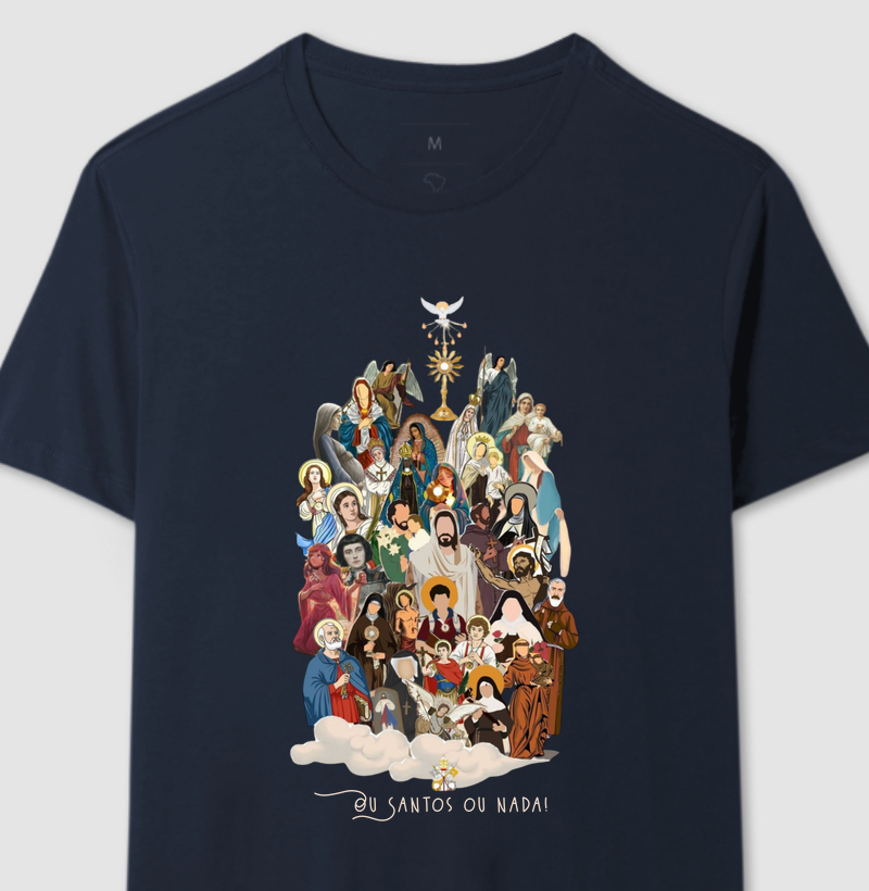 Camiseta Ou Santos Ou Nada