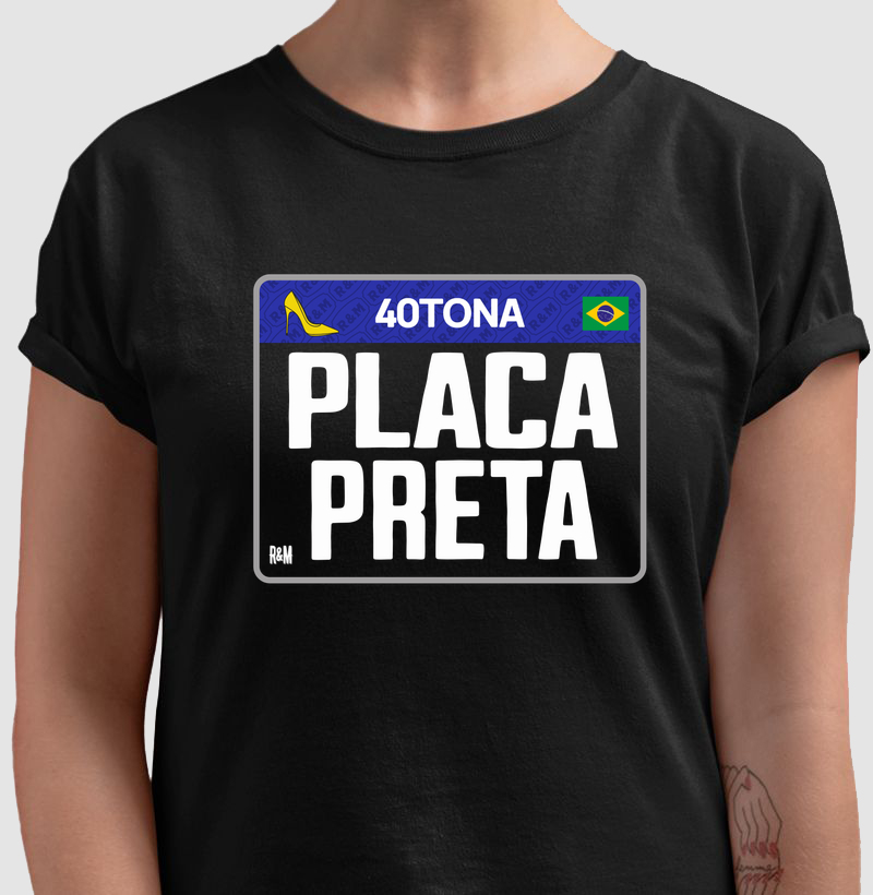 40Tona Placa Preta