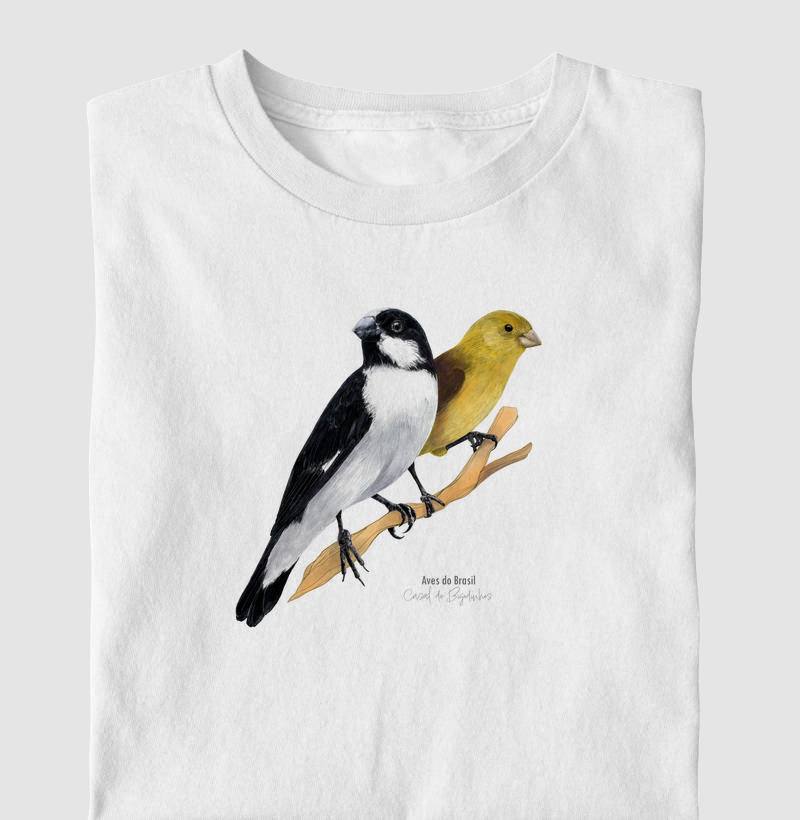 Aves do Brasil - Casal de Bigodinhos
