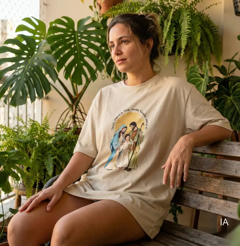 Jesus, Maria e José, minha família vossa é!