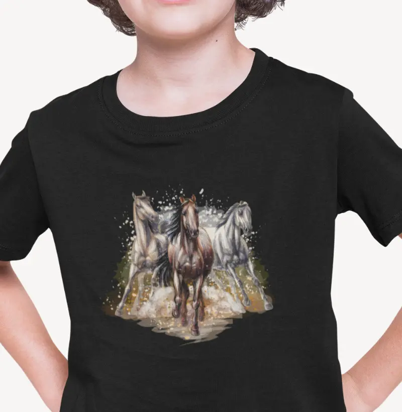 Pintura 3 cavalos mini