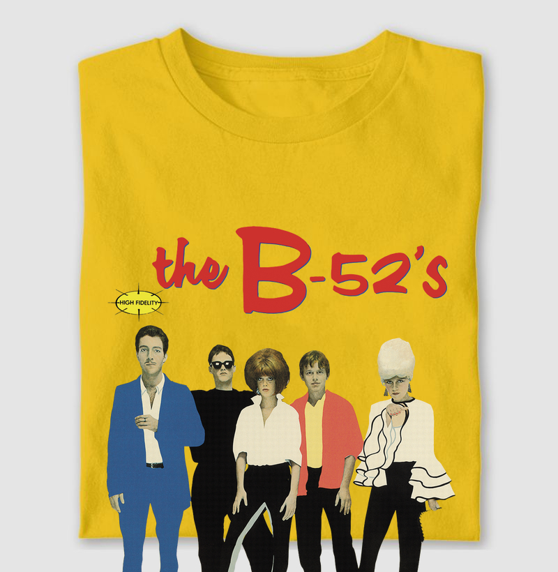 The B-52's _– Yellow T-Shirt '1st album design'