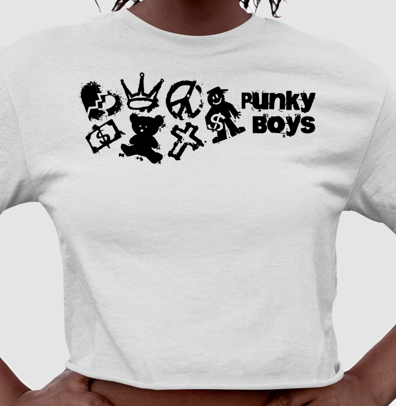 Punky Boys: Cropped - Atitude e Estilo Urbano