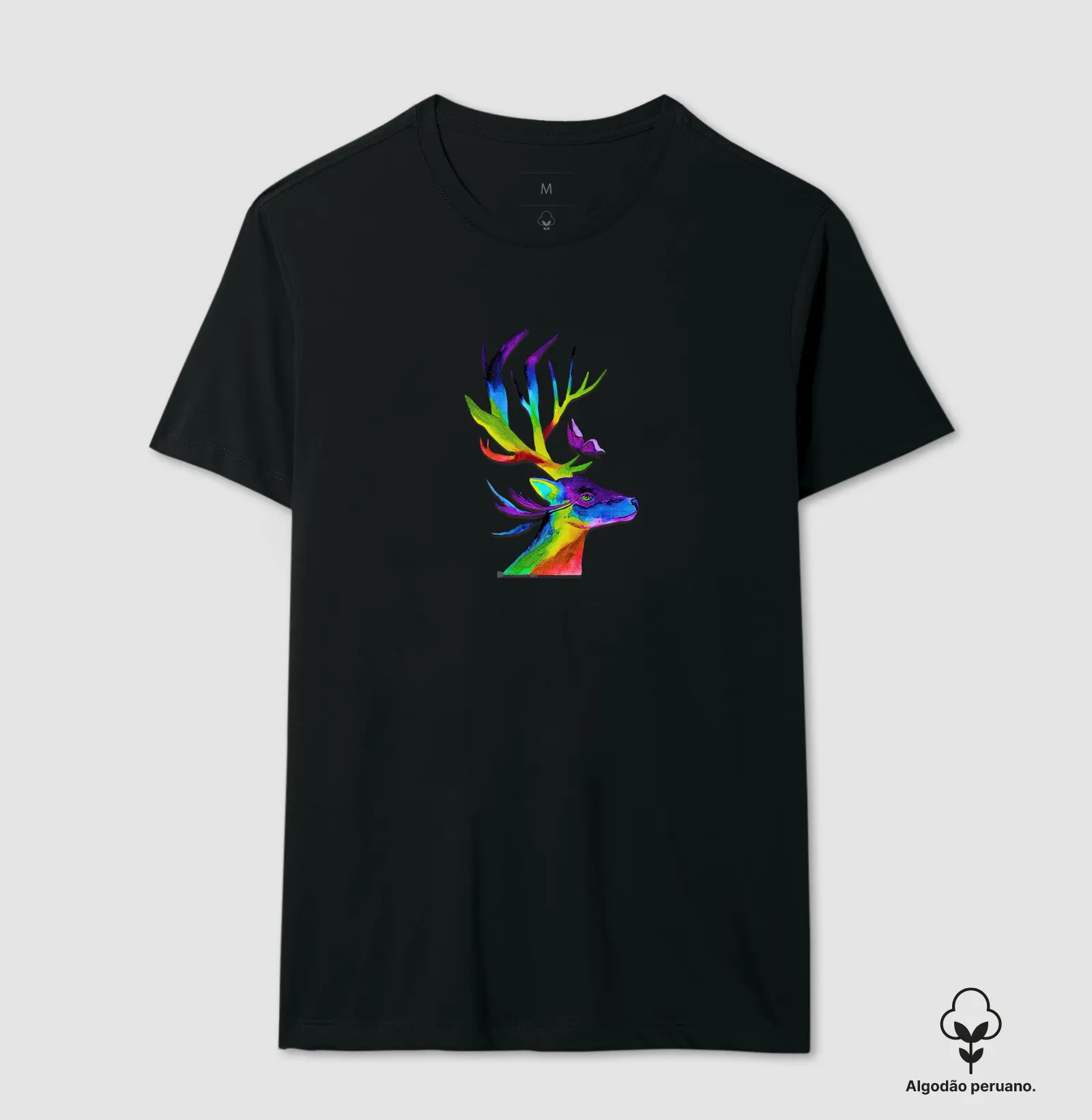 Camiseta 100% Algodão Peruano -  Rena.
