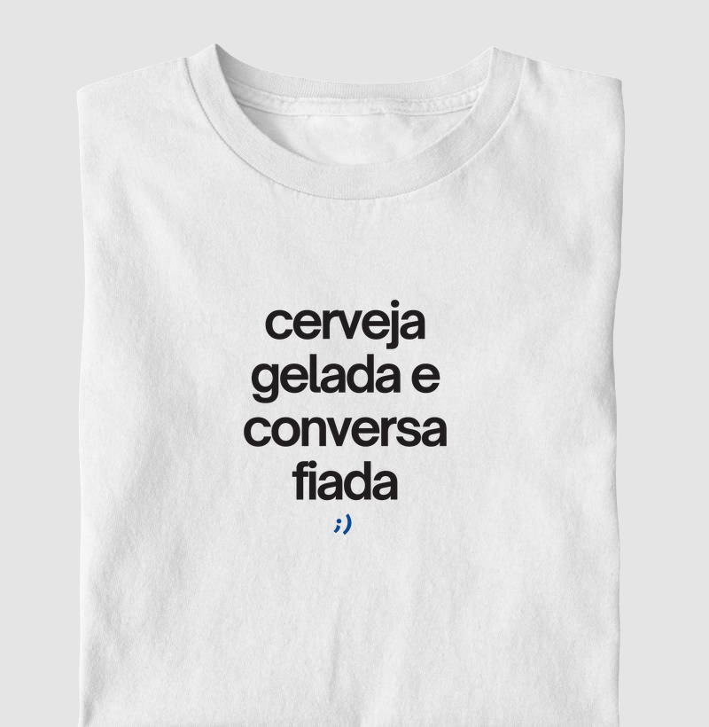 cerveja gelada e conversa fiada