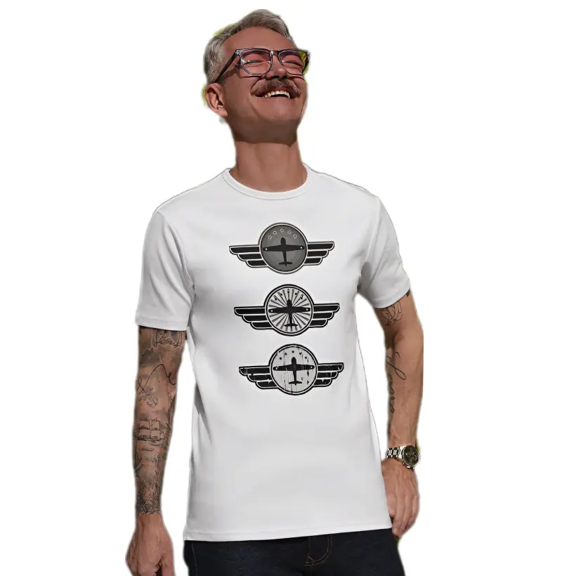 Camiseta Básica Brevê Piloto