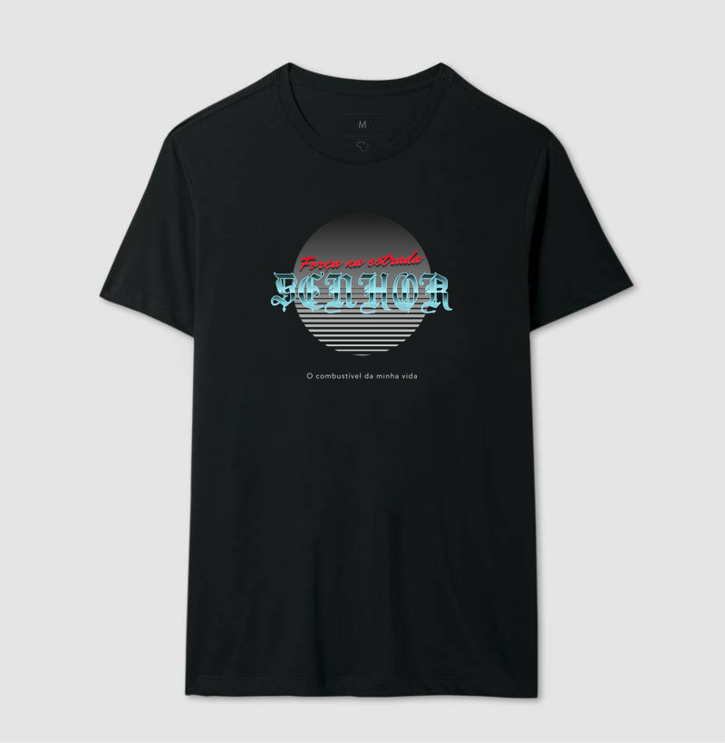Camiseta Masculina Religiosa Senhor o Combustível da Vida
