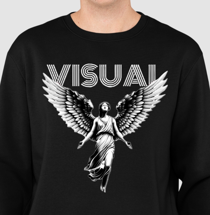 Suéter Moletom Visual AG - Black