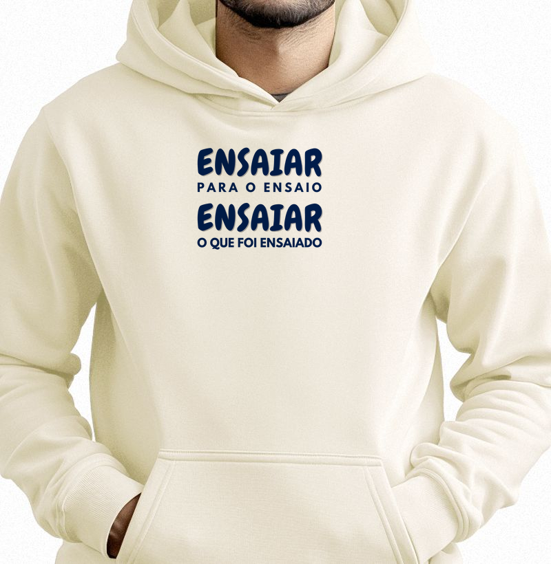 Camisa "Ensaiar para o ensaio, ensaiar o que foi ensaiado"