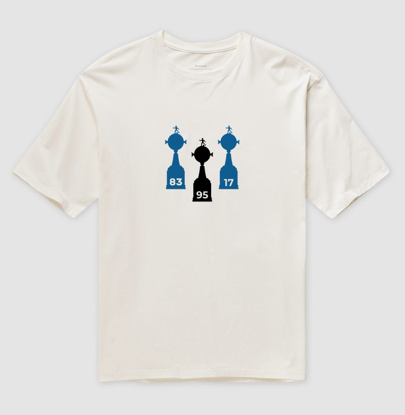 Camiseta Oversized Taça Libertadores