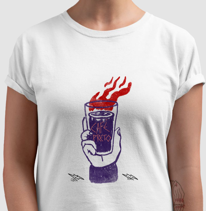 Camiseta - Café Preto