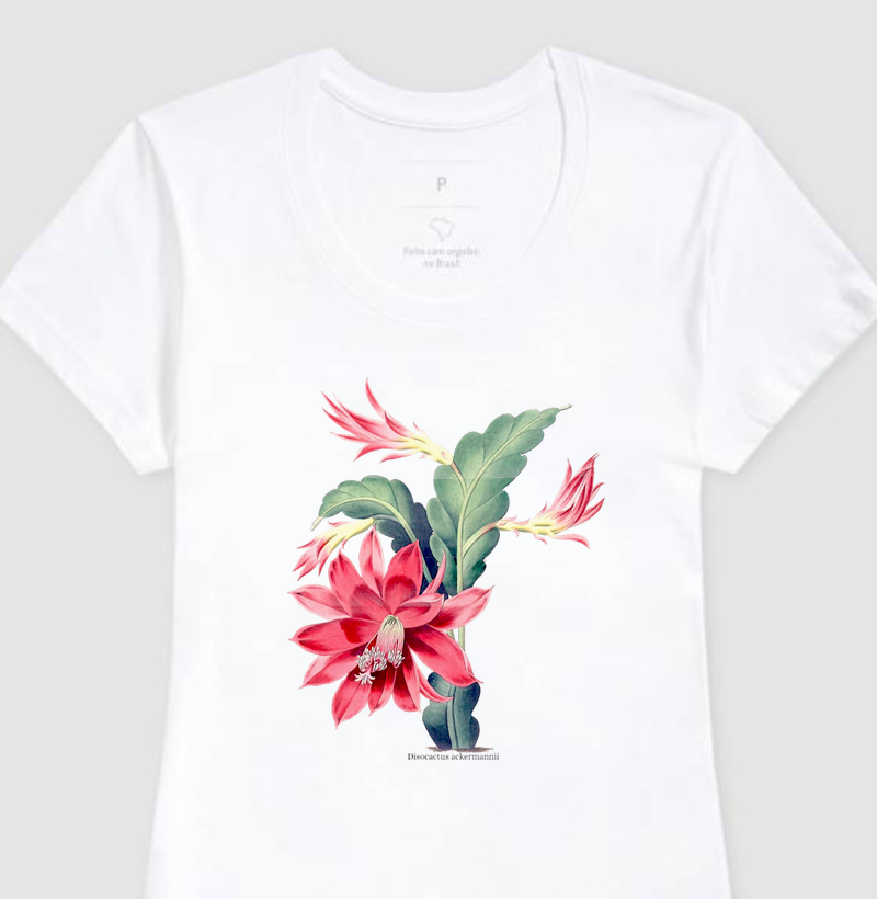 Camiseta Feminina Disocactus ackermannii