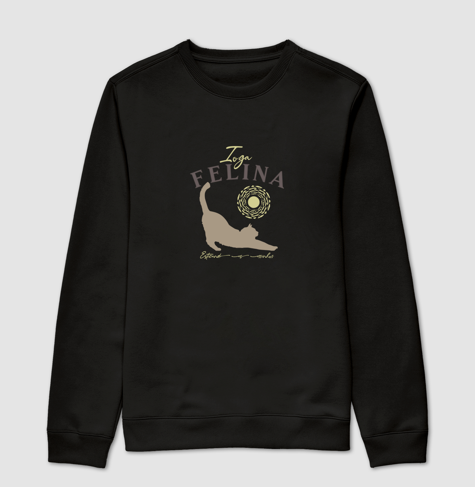 Camiseta Ioga Felina