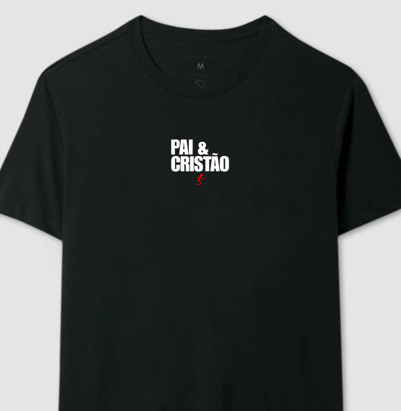 Camiseta Masculina Pai & Cristão