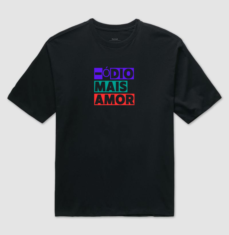 Camiseta Oversized - Mais Amor