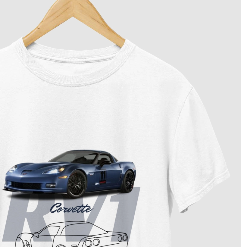 Camiseta - Corvette Branca