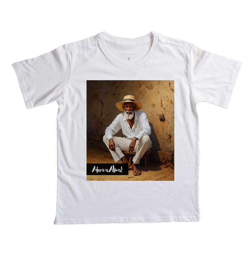 Camiseta Infantil - Preto-Velho - Imagem 5