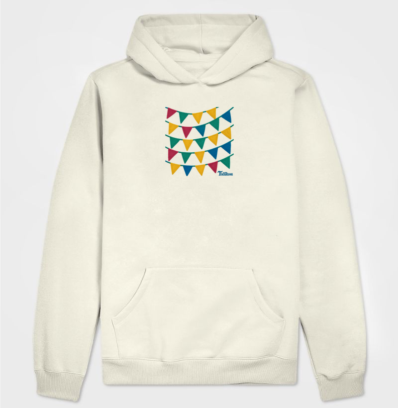 Moletom Hoodie "bandeirolas"