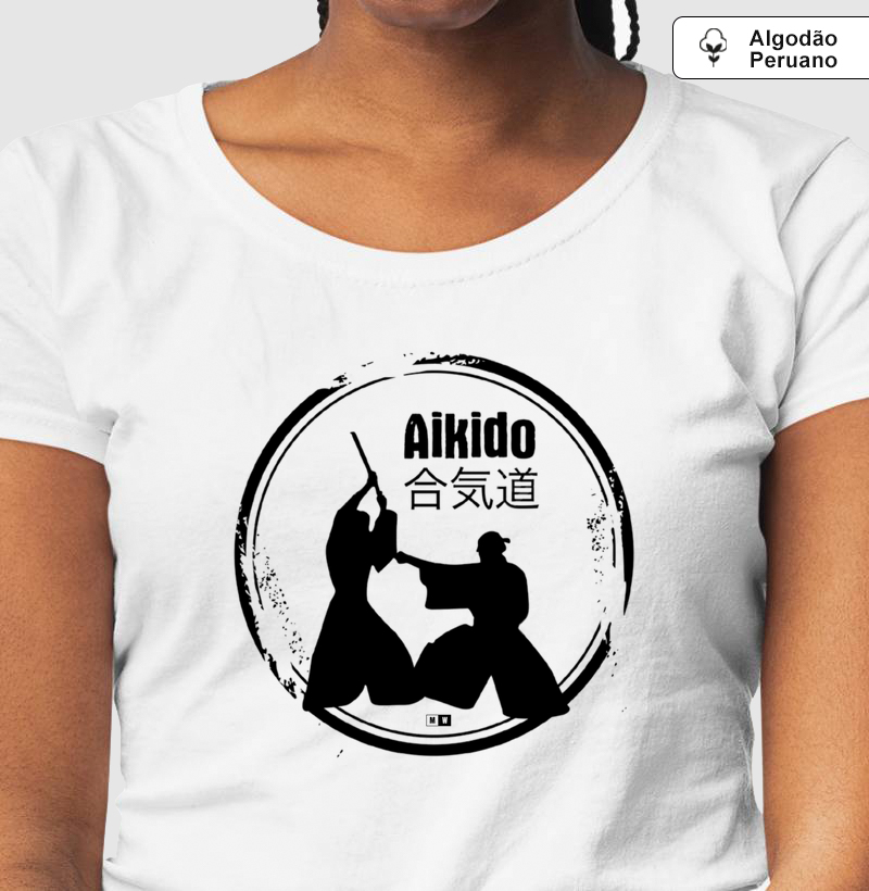 AIKIDO CIRCLE BLACK AND WHITE