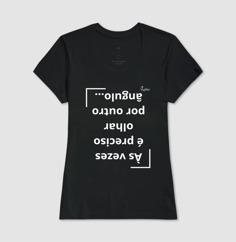 Baby Look Olhar por outro ângulo