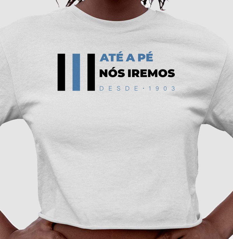 Cropped Até a Pé nós iremos
