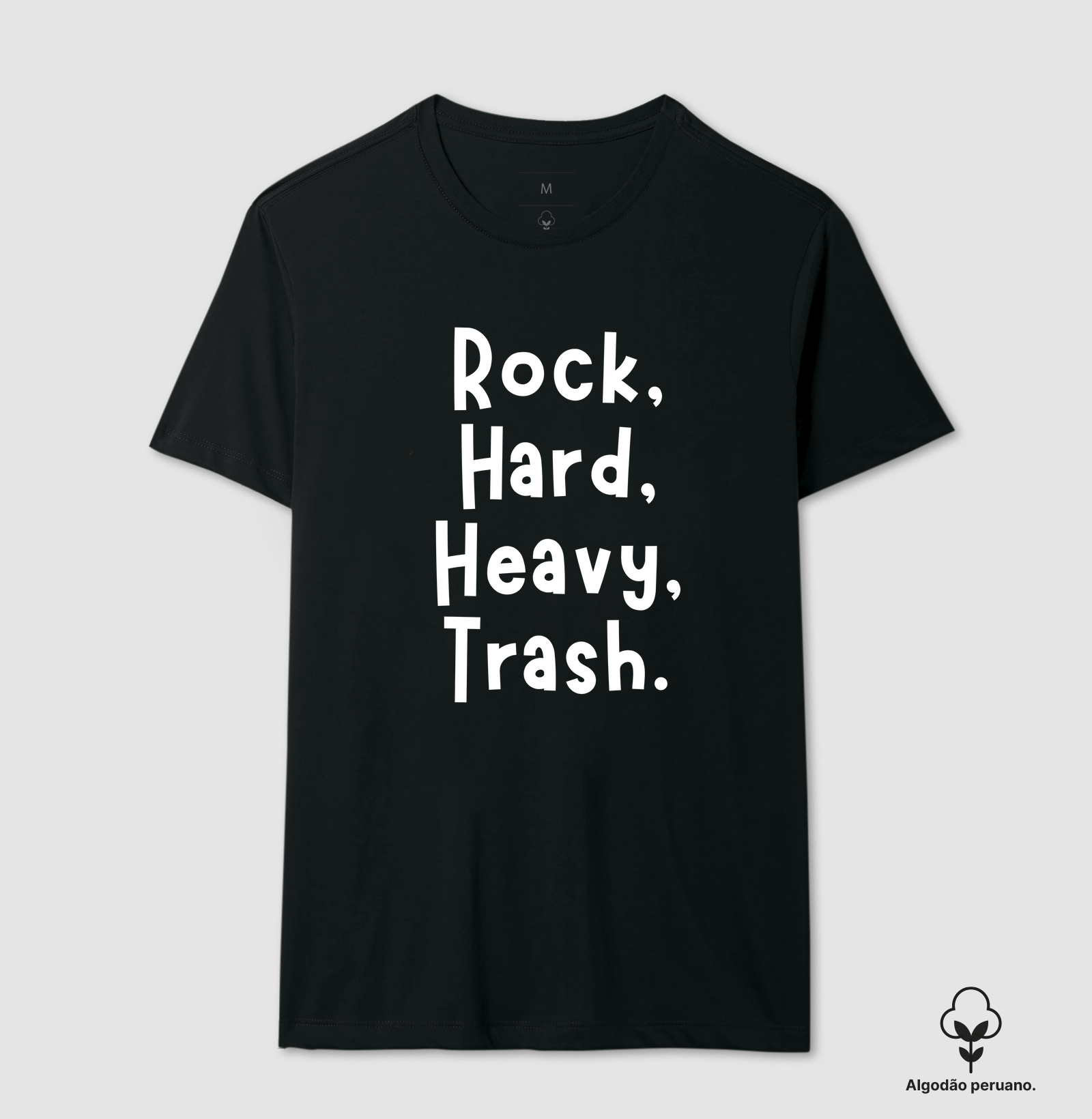 CAMISETA ROCK, HARD, HEAVY, TRASH
