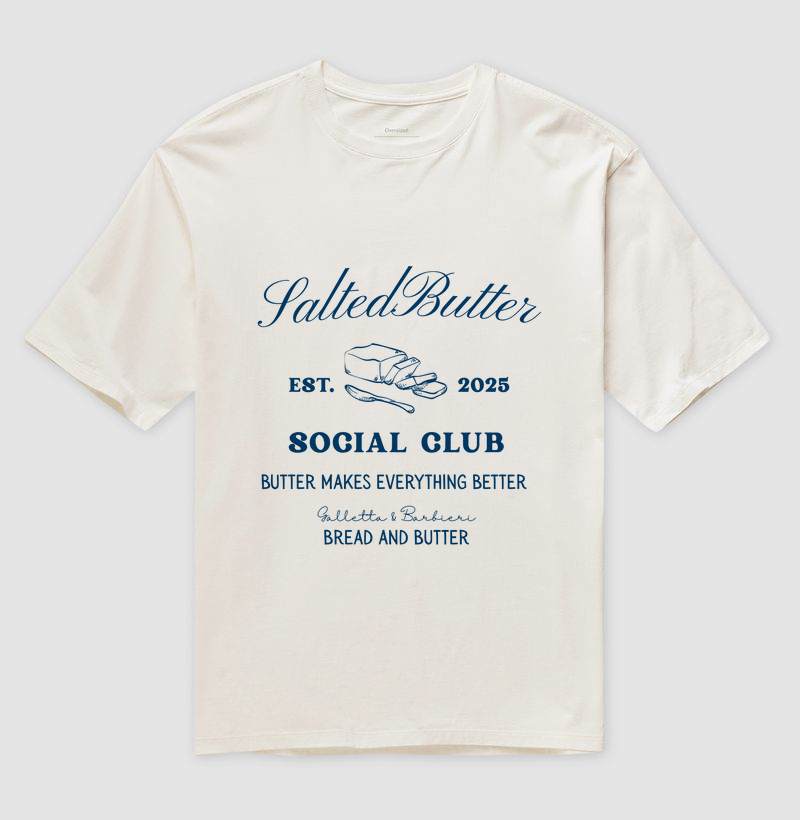 Camiseta Oversized Salted Butter 