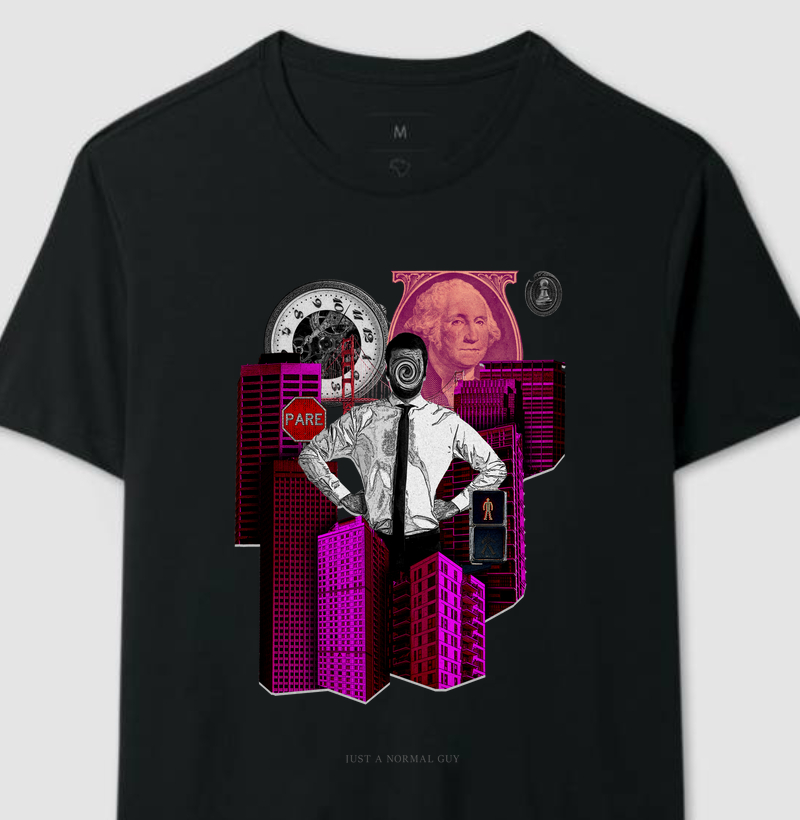 Camiseta Coruja 🏙️"Cara Normal"