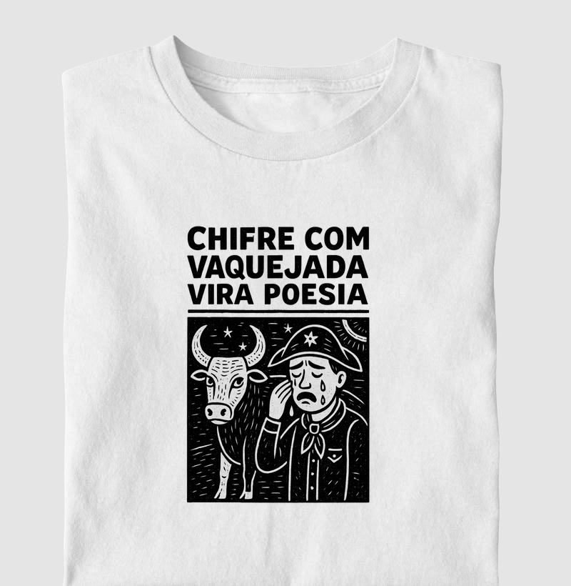 Chifre com vaquejada vira poesia