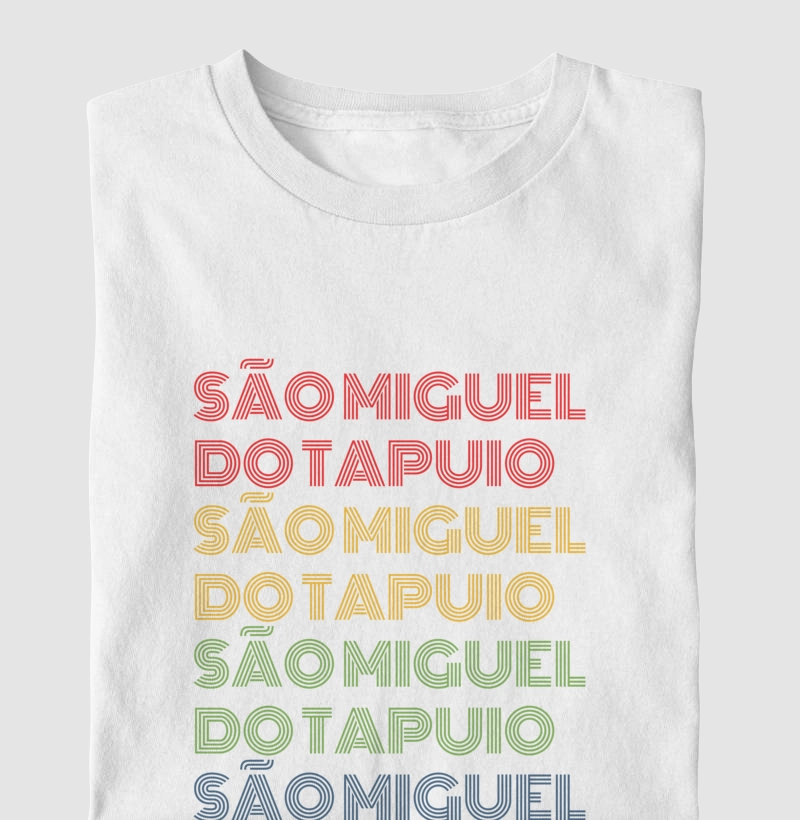 São Miguel do Tapuio Letreiro Retrô