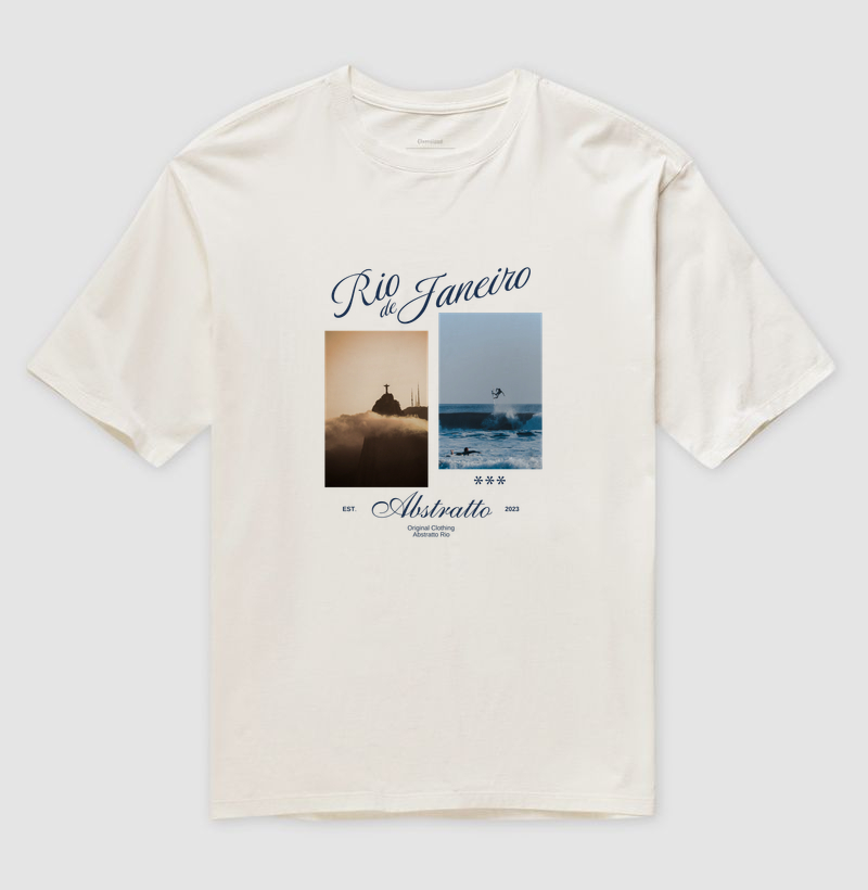 Camiseta Oversized Rio de Janeiro