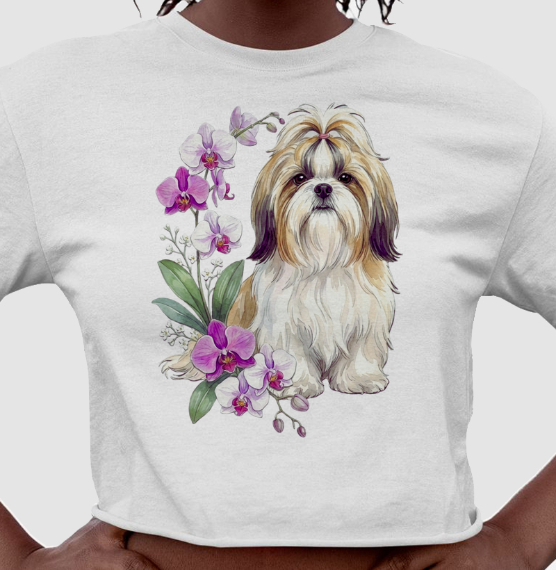 Shih Tzu Floral Doçura
