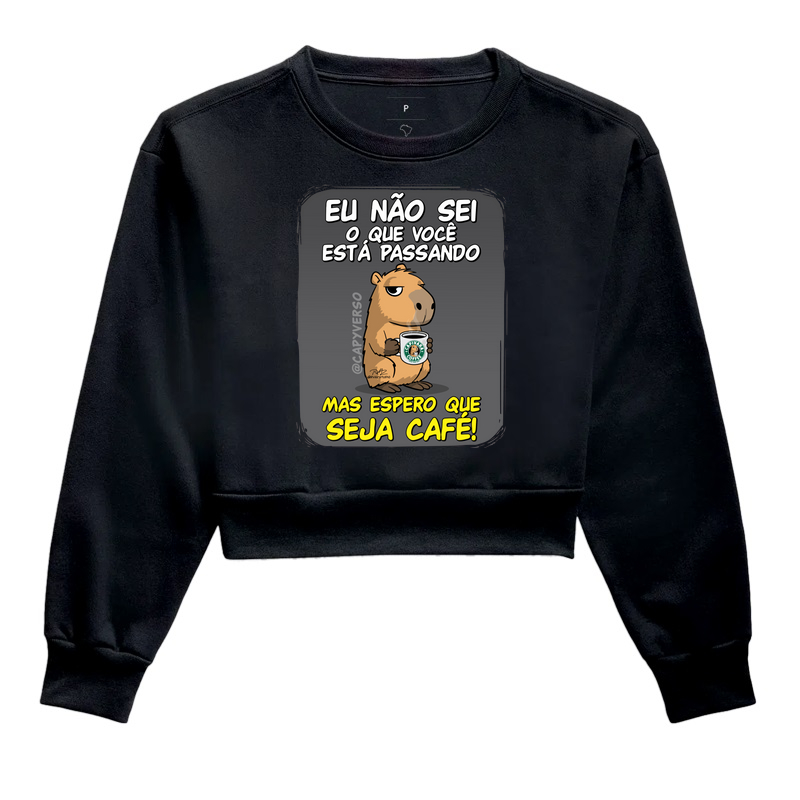 Camiseta Capivara Seja Café