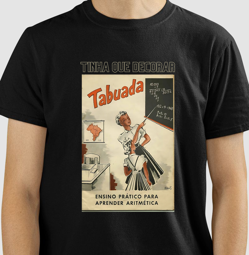 Camiseta Tabuada