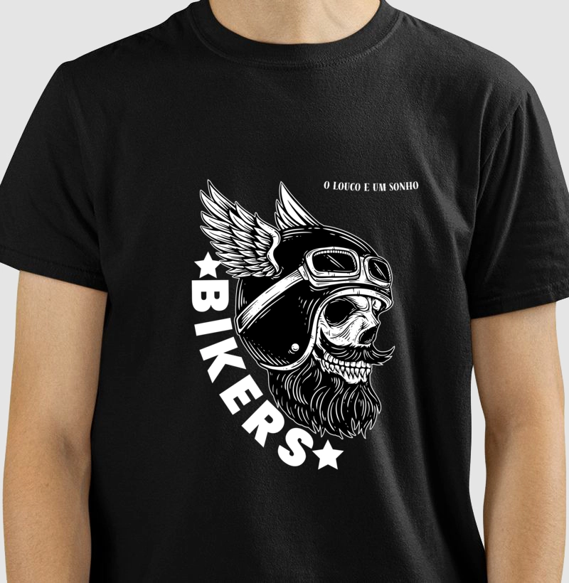 Camiseta masculina Bikers