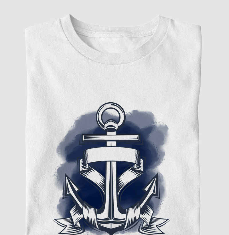 Camiseta Unissex 100% Algodão - Âncora do Mar