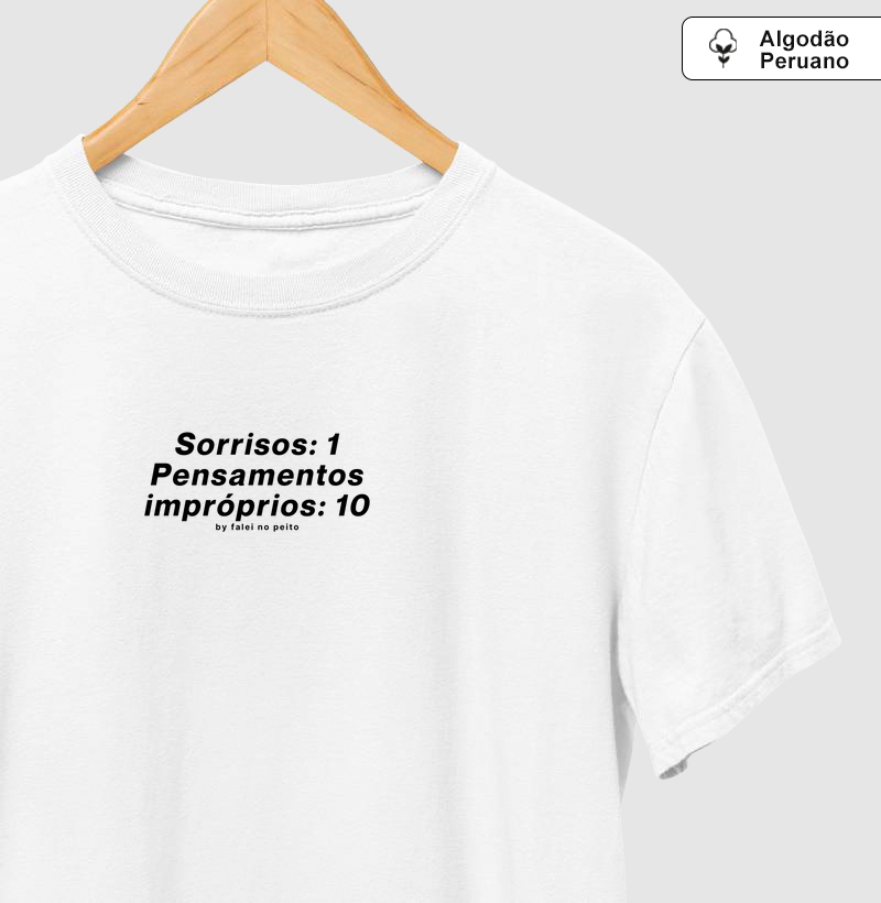 Sorrisos: 1 | Pensamentos impróprios: 10