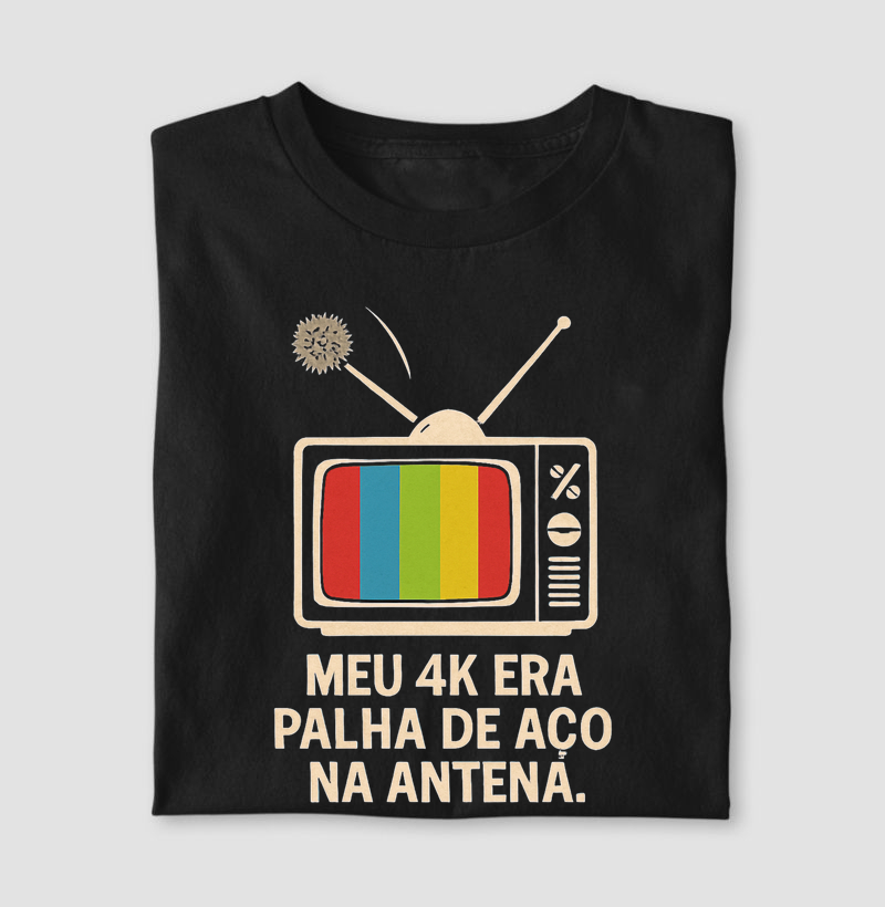 Camieta Meu 4K palha de aço