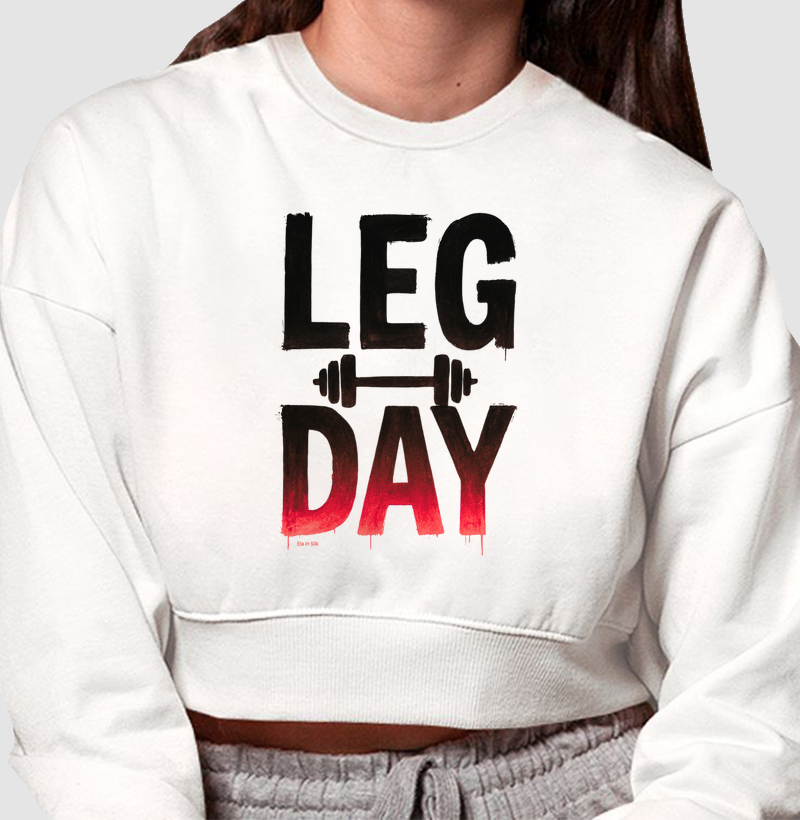Leg Day preto/vemelho
