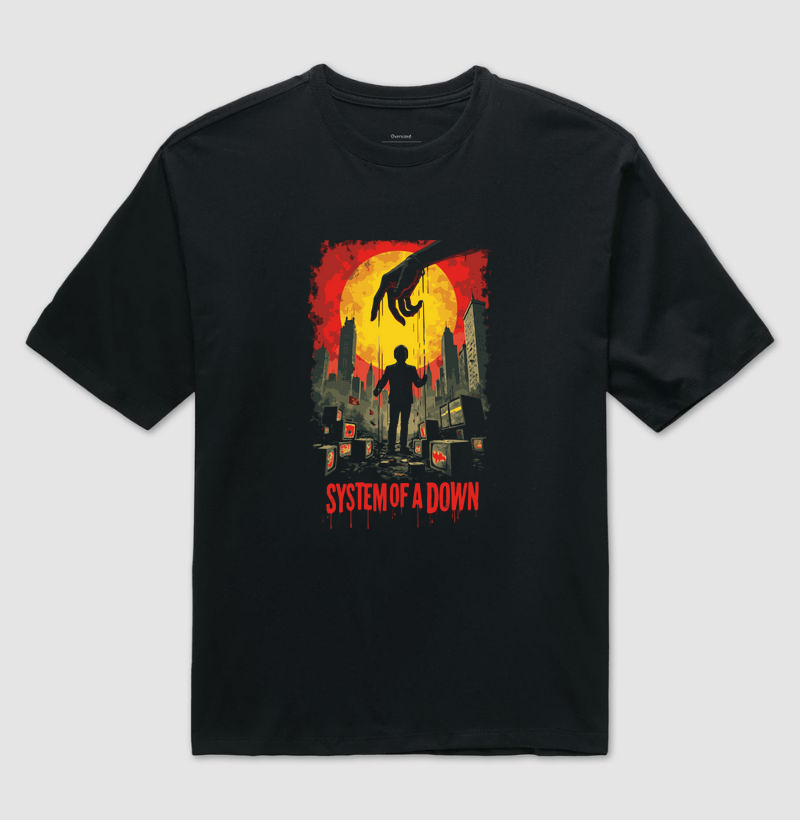 Camiseta Oversized System Of A Down