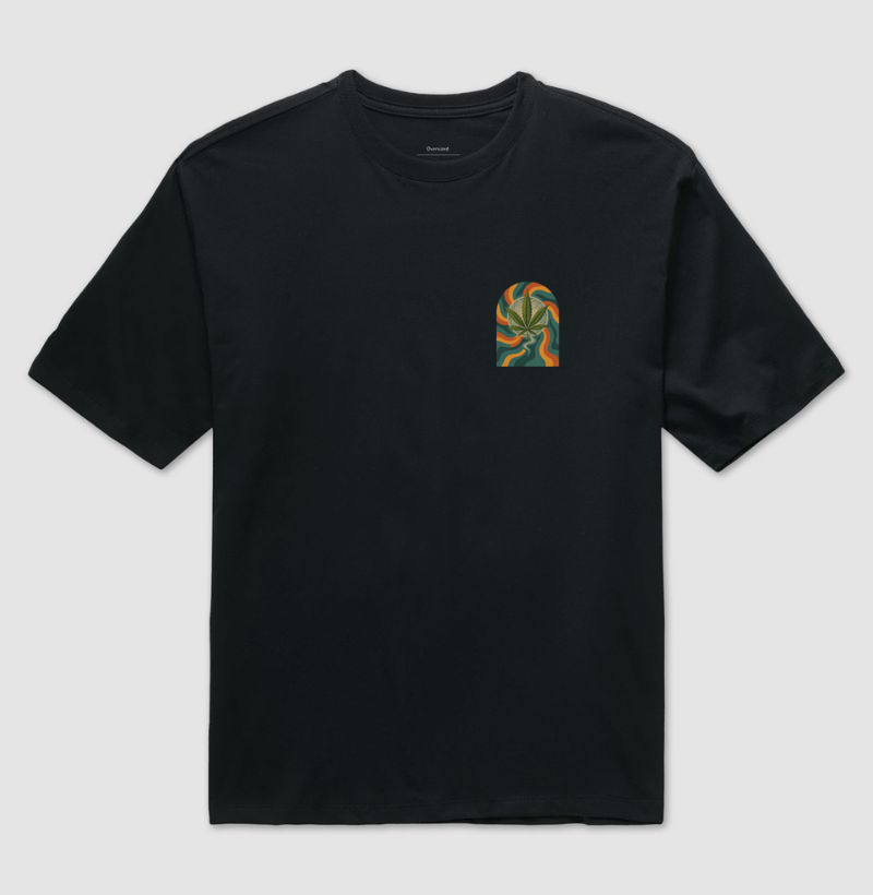 Camiseta oversized - Leaf Portal